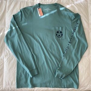 Vineyard Vines Long-Sleeve Soccer Tee | Size: M | Color: Sea Clay Green